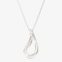 Swarovski Classical Sterling Silver Twisted Teardrop Pendant 5740344