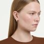 Swarovski Classical 18ct Yellow Gold Round Cut Hoop Earrings 5745020