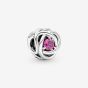 PANDORA Silver October Birthstone Eternity Circle Charm 790065C05