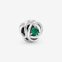 PANDORA Silver May Birthstone Eternity Circle Charm 790065C08