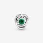 PANDORA Silver May Birthstone Eternity Circle Charm 790065C08