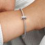 PANDORA Silver White Enamel Daisy Spacer Charm 791495EN12