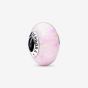 PANDORA Silver Opalescent Pink Charm 791691C03