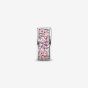 PANDORA Silver Pink Pave Clip Charm 791817PCZ