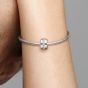 PANDORA Silver Sparkling Row Clip Charm 791972CZ