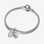 PANDORA Silver Puzzle Piece Splittable Friendship Dangle Charm 792239C01