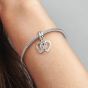 PANDORA Silver Puzzle Piece Splittable Friendship Dangle Charm 792239C01