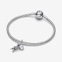 PANDORA Silver Pave Infinite Love Knot Charm 793780C01
