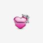 PANDORA Silver Pink 2025 Graduation Heart Charm 793788C01