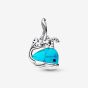 PANDORA Silver Turquoise Colour Whale Dangle Charm 793822C01