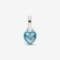 PANDORA Silver Turquoise Colour Mini Heart Dangle Charm 793827C01