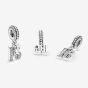PANDORA Silver 16th Celebration Dangle Charm 797261CZ