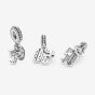 PANDORA Silver 50th Celebration Dangle Charm 797264CZ