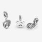 PANDORA Silver 60th Celebration Dangle Charm 797265CZ