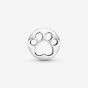 PANDORA Silver Openwork Paw Print Charm 798869C00