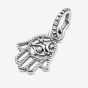 PANDORA Silver Protective Hamsa Hand Dangle Charm 799144C00