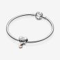 PANDORA Silver Love You Mum Heart Charm 788830C00