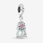 PANDORA Silver Beauty And The Beast Enchanted Rose Charm 790024C01