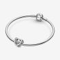PANDORA Silver Entwined Infinite Hearts Charm 790800C00
