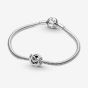 PANDORA Silver Family Always Encircled Heart Charm 791507C00