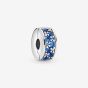 PANDORA Silver Blue Pave Clip Charm 791817NSBMX