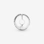 PANDORA Silver Blue Pave Clip Charm 791817NSBMX