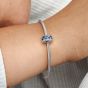 PANDORA Silver Blue Pave Clip Charm 791817NSBMX