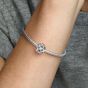 PANDORA Silver Openwork Infinity Charm 791872