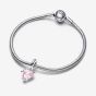 PANDORA Silver Pink Heart Family Tree Charm 792654C01