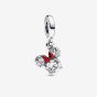 PANDORA Disney Minnie Mouse Cubic Zirconia Dangle Charm 793533C01