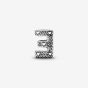 PANDORA Silver Letter E Alphabet Charm 797459