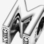 PANDORA Silver Letter M Alphabet Charm 797467