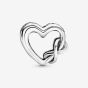 PANDORA Silver Love You Mum Infinity Heart Charm 798825C00