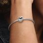 PANDORA Silver Love You Mum Infinity Heart Charm 798825C00