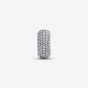 PANDORA Sterling Silver Cubic Zirconia Pave Clip Charm 794032C01