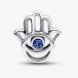 PANDORA Sterling Silver Blue Cubic Zirconia Hamsa Hand Charm 794062C01