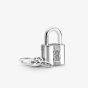 PANDORA Sterling Silver Padlock & Key Dangle Charm 790088C01