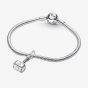 PANDORA Sterling Silver Marvel The Avengers Thors Hammer Dangle Charm 790483C01
