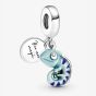 PANDORA Sterling Silver Colour Changing Chameleon Dangle Charm 791676C01