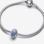 PANDORA Sterling Silver Opalescent Purple Charm 791691C05