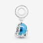 PANDORA Sterling Silver Murano Glass Cute Octopus Dangle Charm 791694C01
