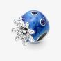 PANDORA Sterling Silver Ocean Bubbles & Waves Octopus Charm 791698C01