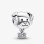 PANDORA Sterling Silver Cubic Zirconia Dog & Bone Charm 792254C01