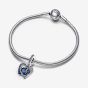 PANDORA Celestial Shooting Star Heart Dangle Charm 792356C01