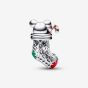 PANDORA Festive Mouse Stocking Charm 792366C01