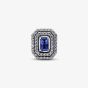 PANDORA Blue Sparkling Levelled Rectangle Charm 792385C01
