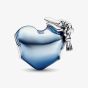 PANDORA Blue 2023 Graduation Heart Charm 792590C01