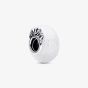 PANDORA Glittery White Murano Glass Mum Charm 792655C00