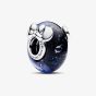 PANDORA Disney Sterling Silver Blue Murano Glass Mickey & Minnie Charm 792958C01