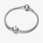 PANDORA Sterling Silver Blue Cubic Zirconia Sparkling Star Charm 792974C01